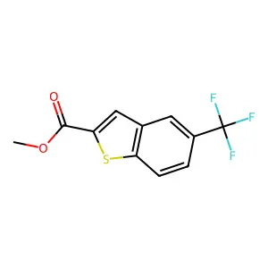 5-Trifluoromethyl-benzo[b]thiophene-2-carboxylic acid methyl ester structure