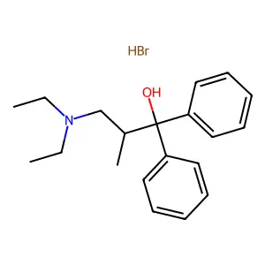 3-(Diethylamino)-2-methyl-1,1-diphenylpropan-1-ol--hydrogen bromide (1/1) structure