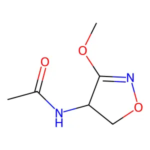 N-(3-甲氧基-4,5-二氢-1,2-噁唑-4-基)乙酰胺 structure