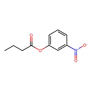 (3-Nitrophenyl) butanoate structure