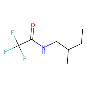 2,2,2-Trifluoro-N-(2-methylbutyl)acetamide structure