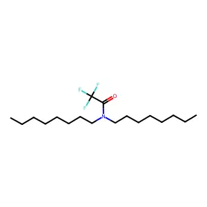 2,2,2-Trifluoro-N,N-dioctylacetamide structure