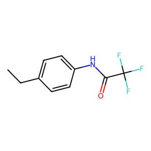 Acetanilide, 4'-ethyl-2,2,2-trifluoro- structure