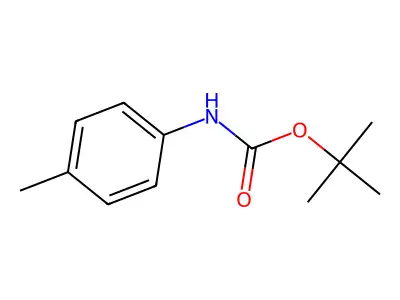 Tert-butyl p-tolylcarbamate structure