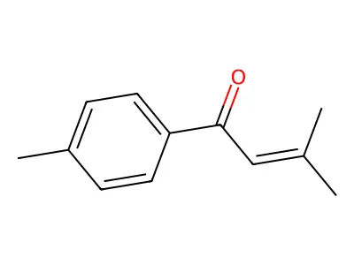 3-Methyl-1-(4-methylphenyl)but-2-en-1-one structure