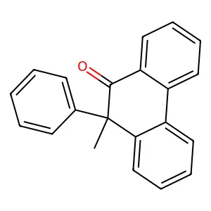 10-Methyl-10-phenylphenanthren-9-one structure