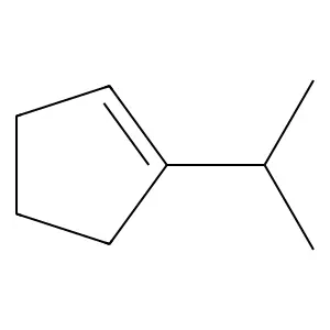 1-Isopropylcyclopentene structure