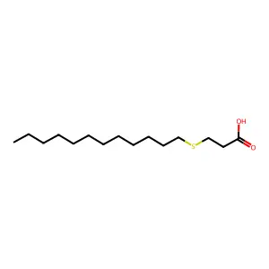 3-(十二烷硫基)丙酸 structure