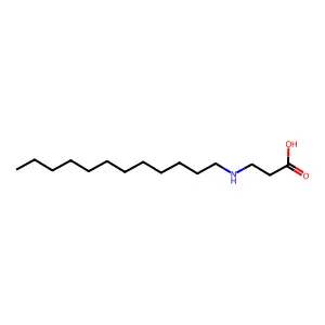 beta-Alanine, N-dodecyl- structure