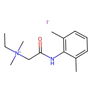 利多卡因甲基碘化物 structure