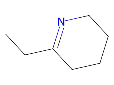 Pyridine, 2-ethyl-3,4,5,6-tetrahydro- structure