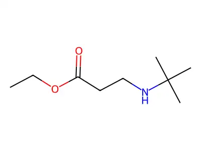 Ethyl 3-(tert-butylamino)propanoate structure