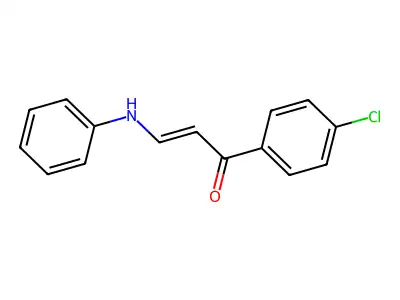 1-(4-Chlorophenyl)-3-(phenylamino)prop-2-EN-1-one structure