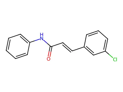 3-(3-Chlorophenyl)-N-phenylacrylamide structure