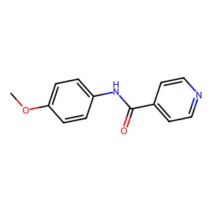 N-(4-甲氧基苯基)异烟酰胺 structure