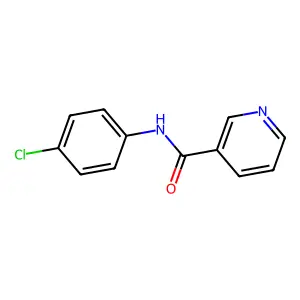 N-(4-氯苯基)-3-吡啶甲酰胺 structure