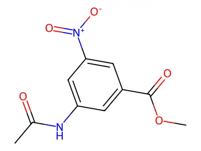 Methyl 3-acetamido-5-nitrobenzoate structure