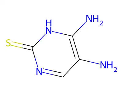 4,5-Diaminopyrimidine-2-thiol structure