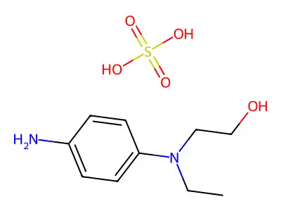 2-((4-Aminophenyl)(ethyl)amino)ethanol sulfate structure