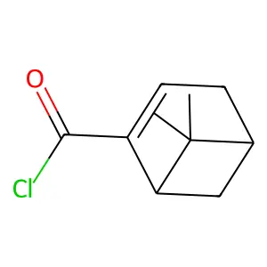 6,6-Dimethylbicyclo[3.1.1]hept-2-ene-2-carbonyl chloride structure