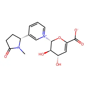 Cotinine N-(4-deoxy-4,5-didehydro)-b-D-glucuronide structure