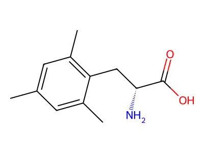 2-氨基-3-(2,4,6-三甲基苯基)丙酸 structure