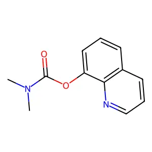 喹啉-8-基N,N-二甲基氨基甲酸酯 structure