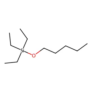Triethyl(pentyloxy)silane structure