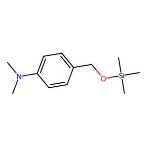 N,N-dimethyl-4-(trimethylsilyloxymethyl)aniline structure