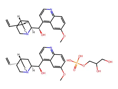 Quinine glycerophosphate structure
