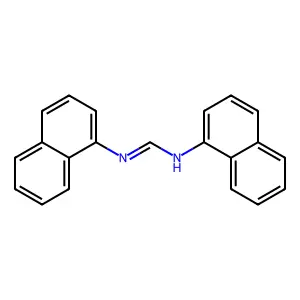 N,N'-DI-1-Naphthylformamidine structure