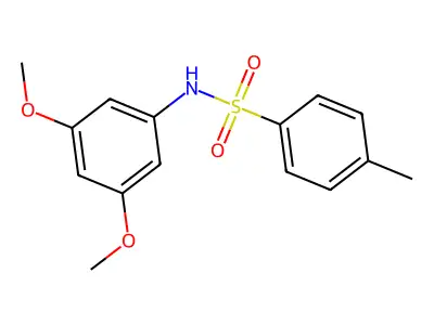 N-(3,5-dimethoxyphenyl)-4-methylbenzenesulfonamide structure