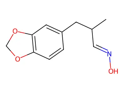 N-[3-(1,3-benzodioxol-5-yl)-2-methylpropylidene]hydroxylamine structure