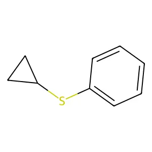 环丙基苯基硫醚 structure
