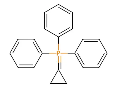 Cyclopropylidenetriphenylphosphorane structure