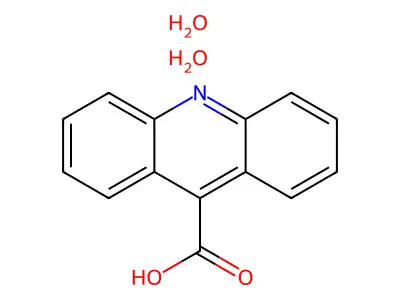 Acridine-9-carboxylic Acid Dihydrate structure