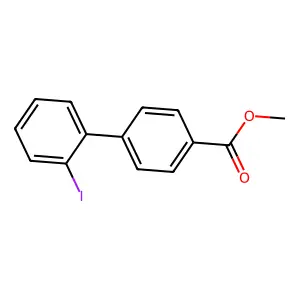 Methyl 2'-iodo-[1,1'-biphenyl]-4-carboxylate structure