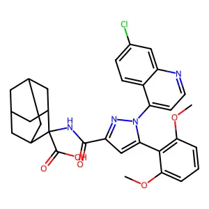 Meclinertant structure