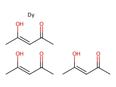 乙酰丙酮镝 structure