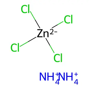 四氯合锌酸铵 structure