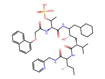Noa-Thr(OPO3K2)-CVA-Ile-Amp structure