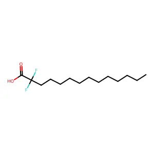 2,2-Difluorotetradecanoic acid structure