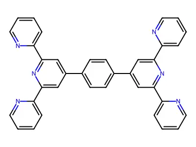 1,4-Di((2,2':6',2''-terpyridin)-4'-yl)benzene structure