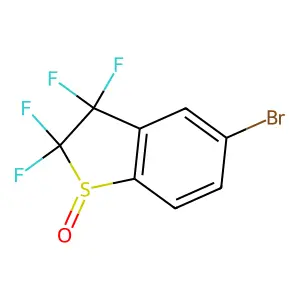 5-Bromo-2,2,3,3-tetrafluoro-2,3-dihydrobenzo[b]thiophene 1-oxide structure