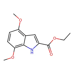 ethyl 4,7-dimethoxy-1H-indole-2-carboxylate structure