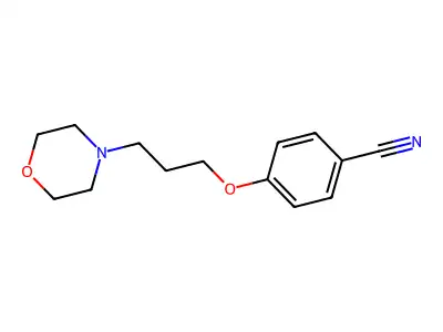 4-(3-Morpholinopropoxy)benzonitrile structure