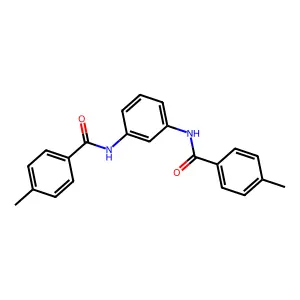 Benzamide, N,N'-1,3-phenylenebis[4-methyl- structure