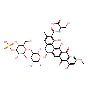 Pradimicin FS structure