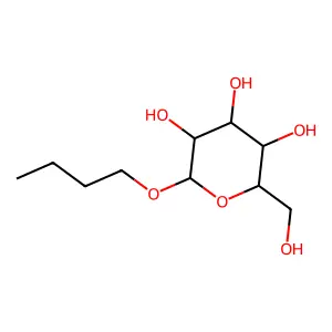 Butyl alpha-D-mannopyranoside structure