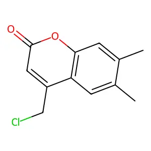 4-(chloromethyl)-6,7-dimethyl-2H-chromen-2-one structure
